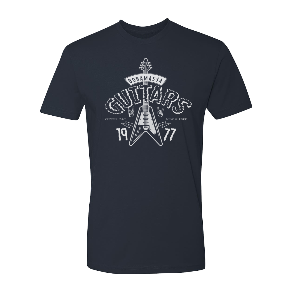 Joe Bonamassa Guitar Shockz t-skjorte unisex lett bomull
