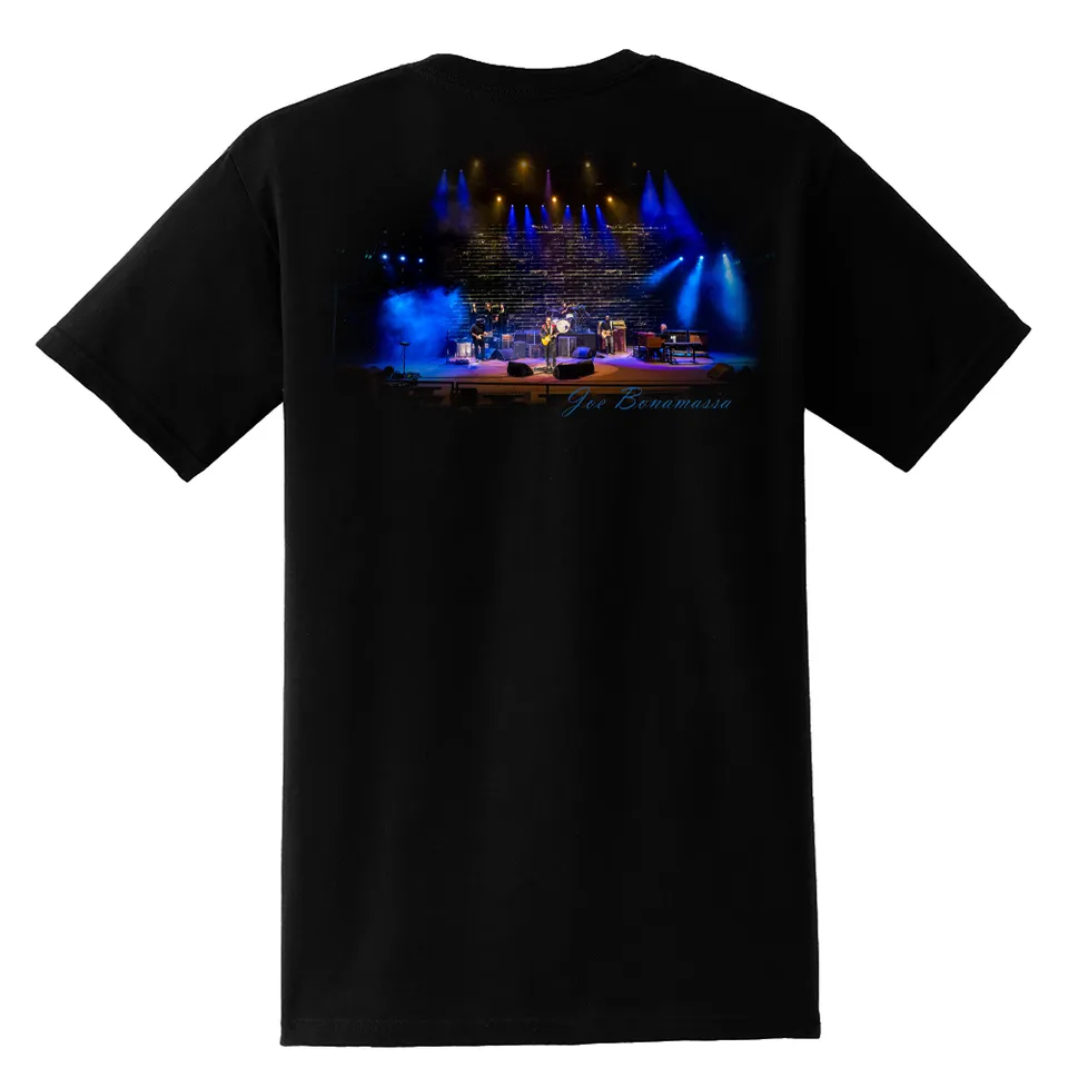 Joe Bonamassa Blues Live t-skjorte lomme bomull unisex