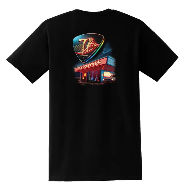 Joe Bonamassa Neon Diner Pocket t-skjorte unisex bomull