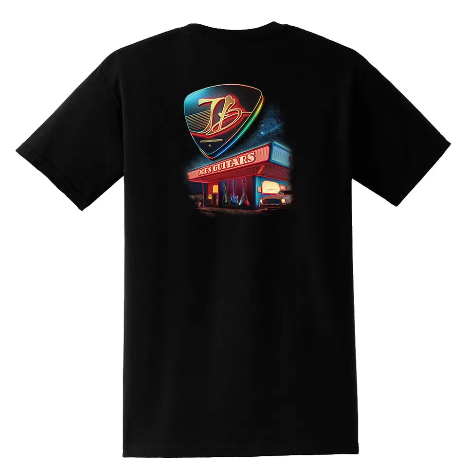 Joe Bonamassa Neon Diner Pocket t-skjorte unisex bomull