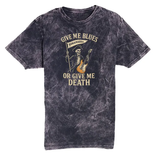 Joe Bonamassa Give Me Blues T-skjorte unisex vintage svart
