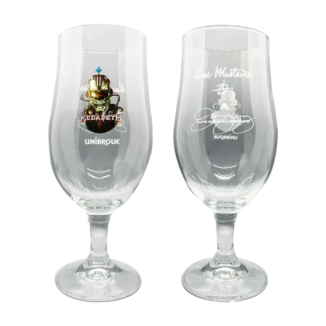 Megadeth Cyber Army Pint Glass ølglass med logo