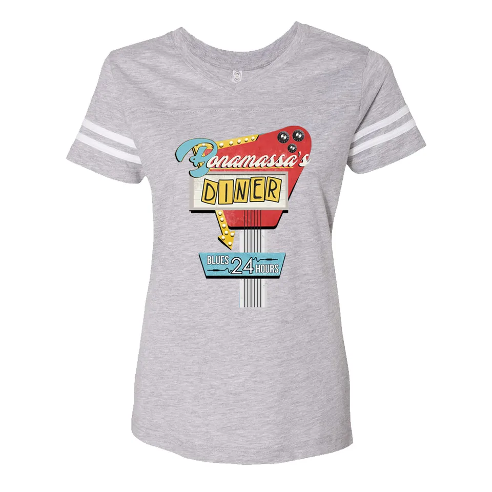 Joe Bonamassa Bonamassa's Diner v-hals t-skjorte dame