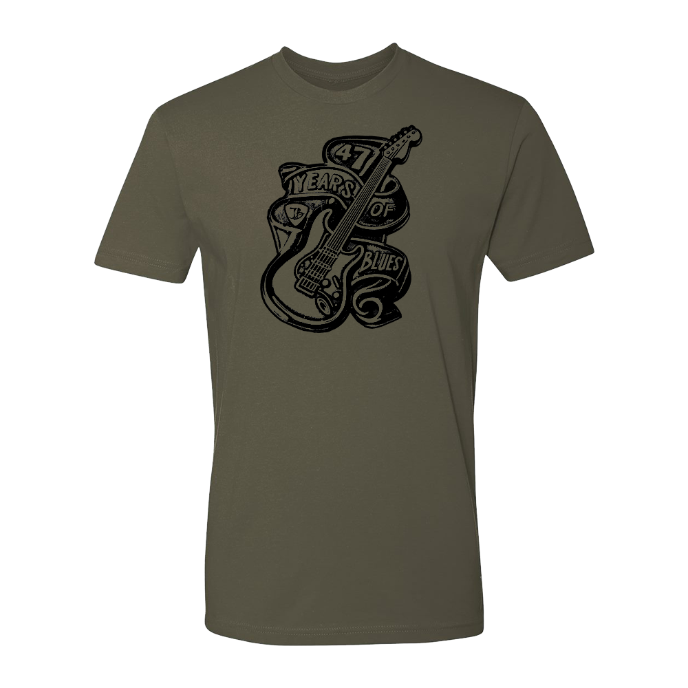 Joe Bonamassa 47 Years of Blues t-skjorte svart unisex