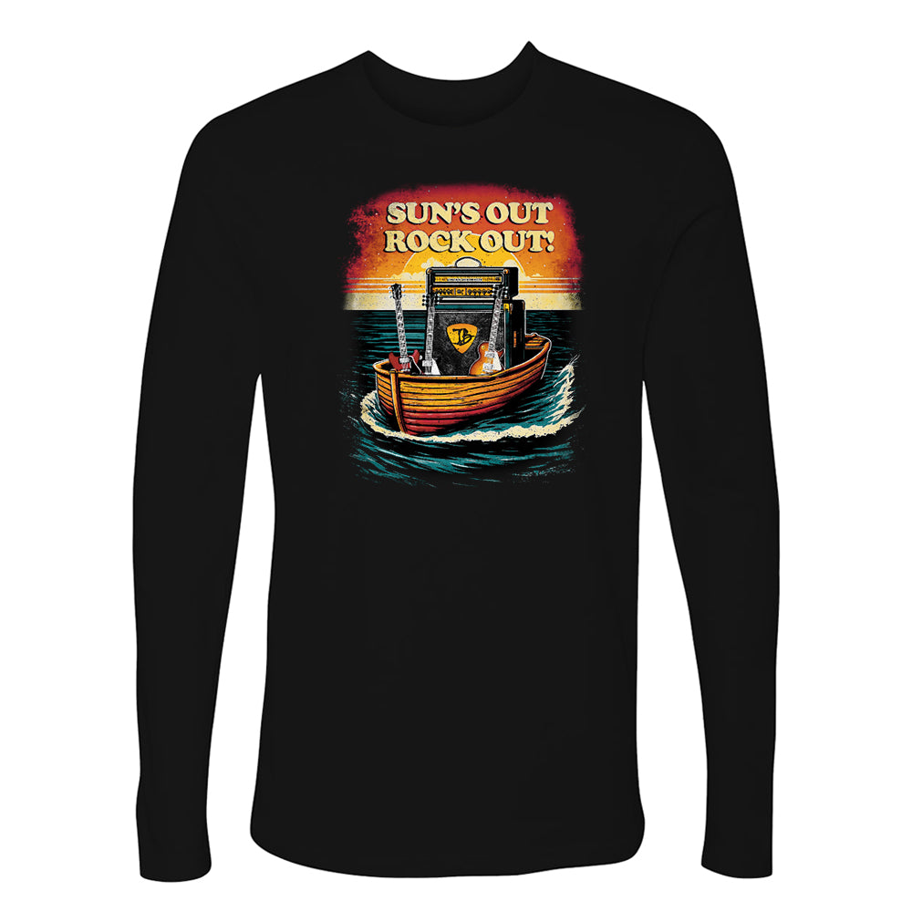 Joe Bonamassa Sun's Out Rock Out langermet herre bomull