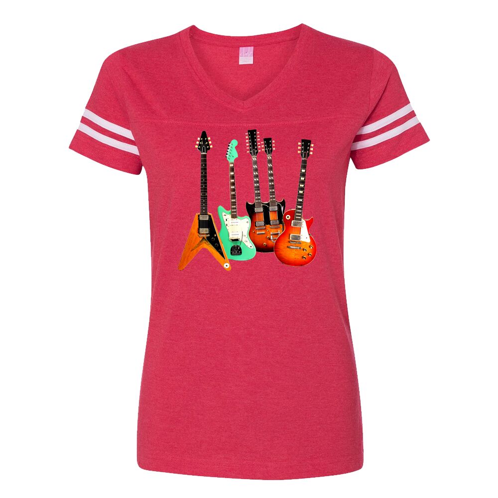 Joe Bonamassa Quality Blues t-skjorte dame V-hals