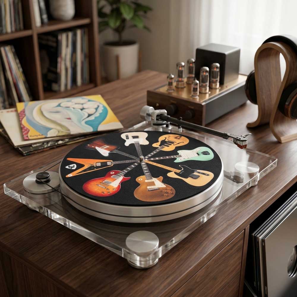 Joe Bonamassa JB Guitars slipmat filt vinyl