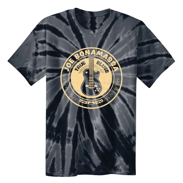 Joe Bonamassa True Blues tie-dye t-skjorte svart bomull