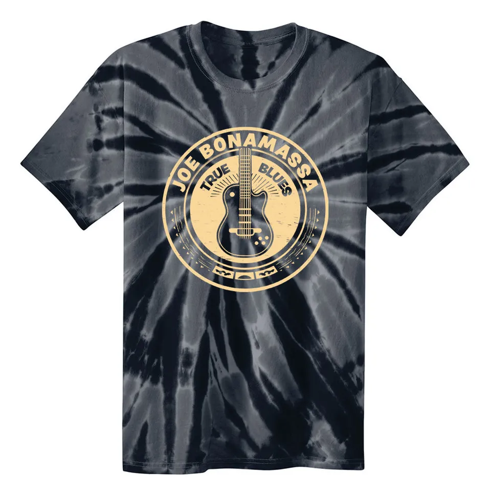 Joe Bonamassa True Blues tie-dye t-skjorte svart bomull