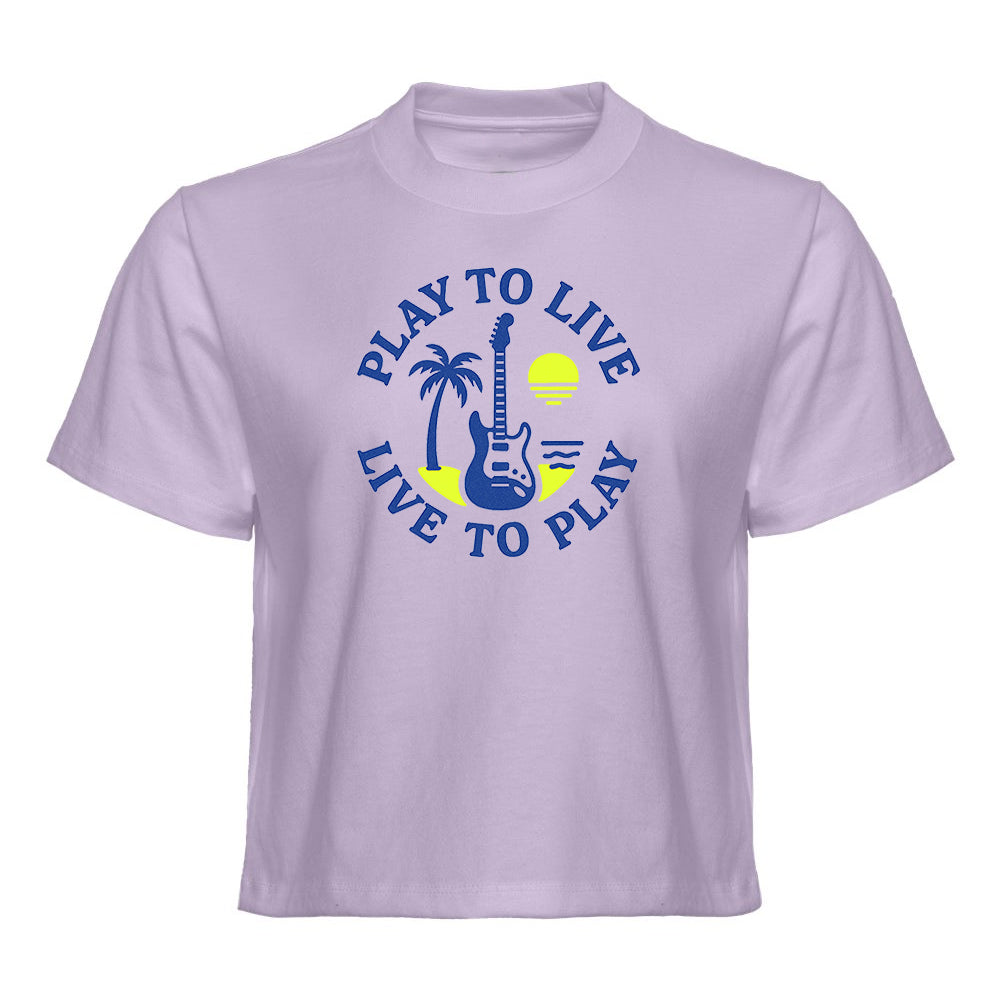 Joe Bonamassa Play To Live Boxy T-skjorte dame svart bomull