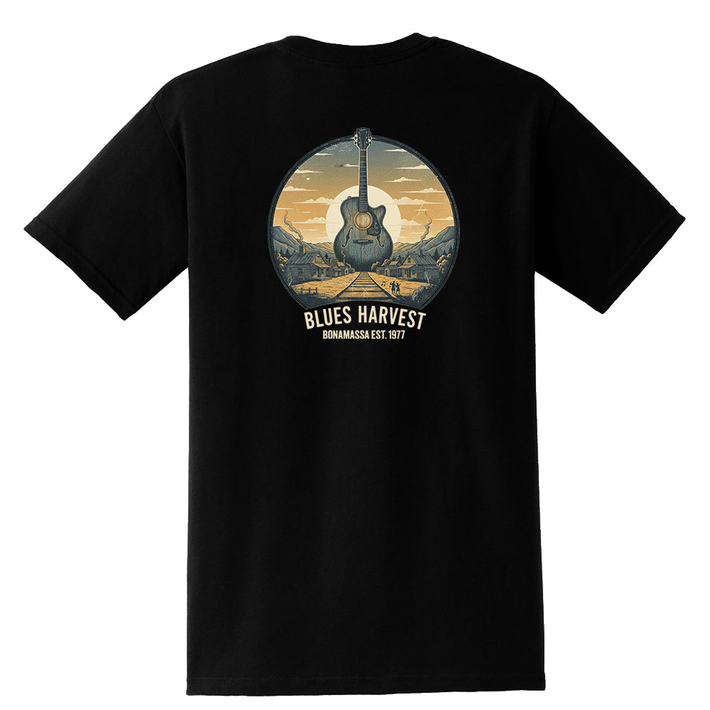 Joe Bonamassa Blues Harvest t-skjorte med lomme unisex