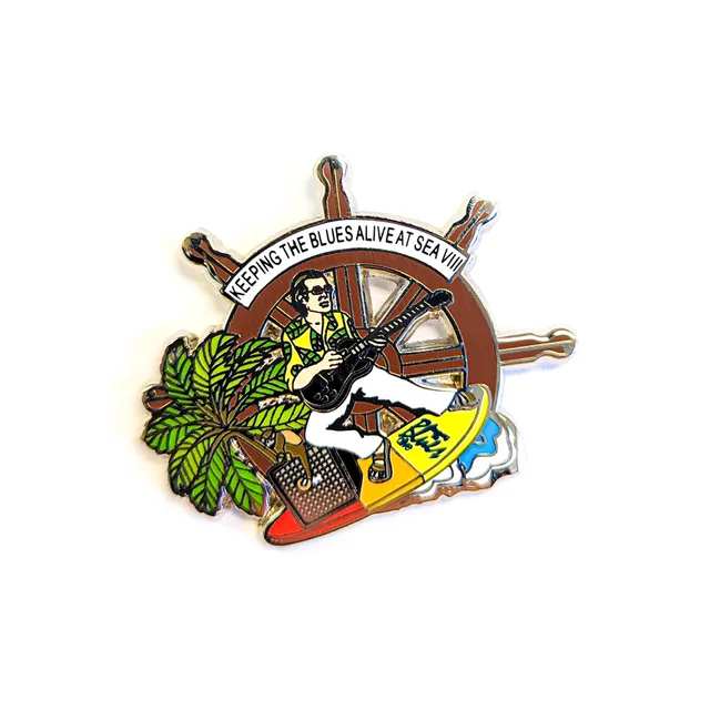 Joe Bonamassa KTBA at Sea VIII pin emalje samleobjekt 2"