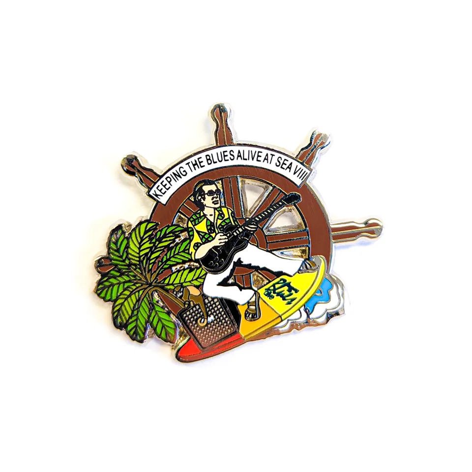 Joe Bonamassa KTBA at Sea VIII pin emalje samleobjekt 2"