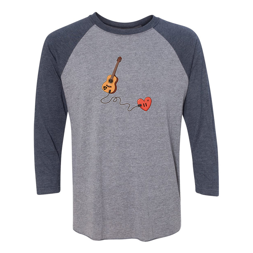 Joe Bonamassa Heartfelt Blues 3/4 T-skjorte raglan hvit