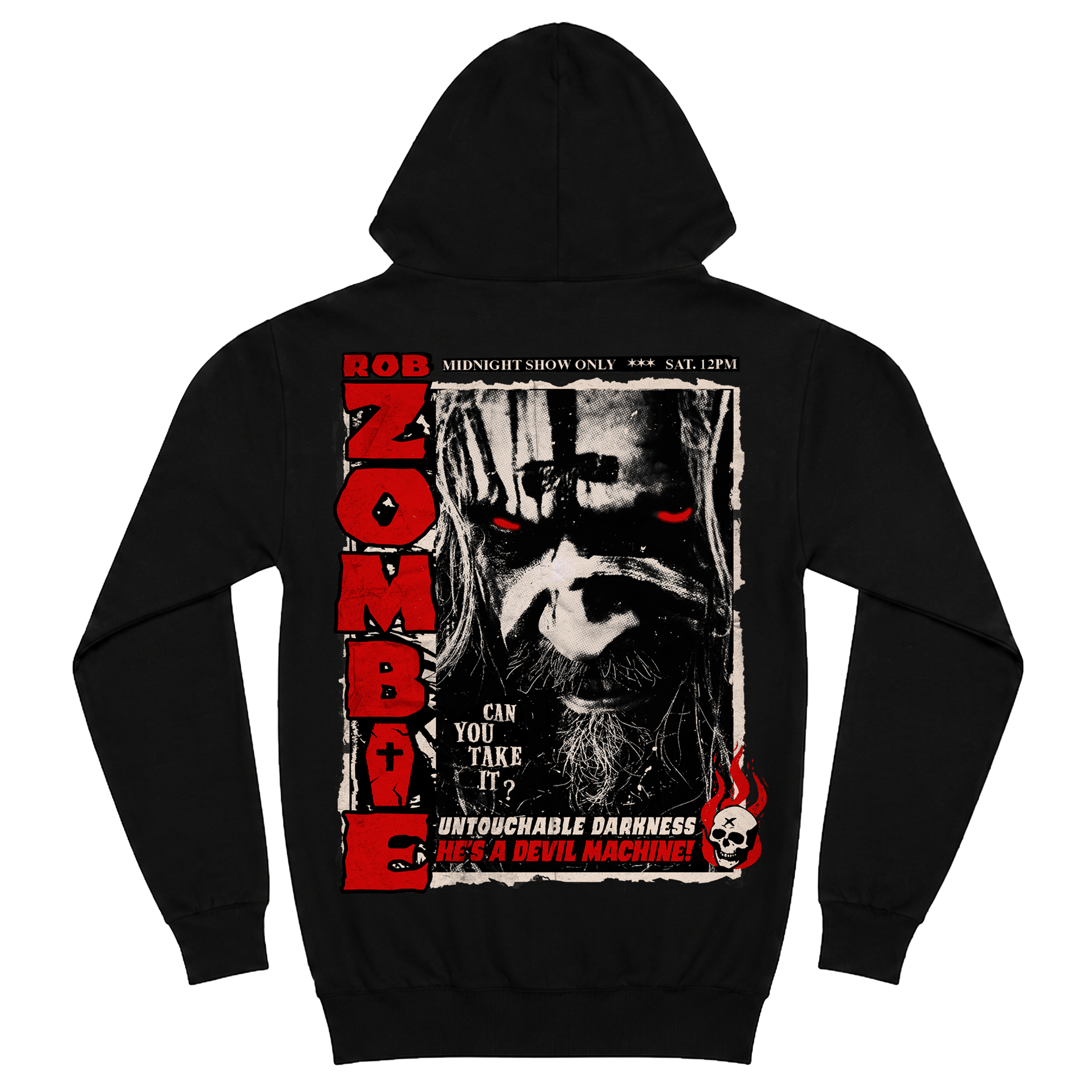 Rob Zombie Devil Machine zip-hoodie brysttrykk
