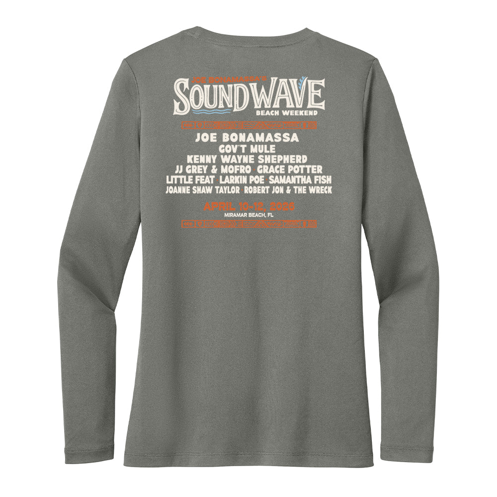Joe Bonamassa Sound Wave Beach Weekend UV-genser dame