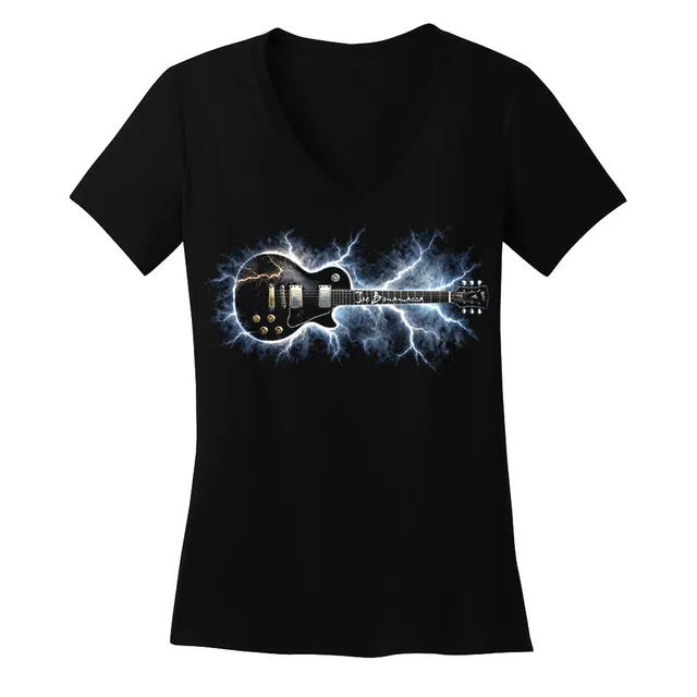 Joe Bonamassa Origin Blues V-hals t-skjorte dame bomull