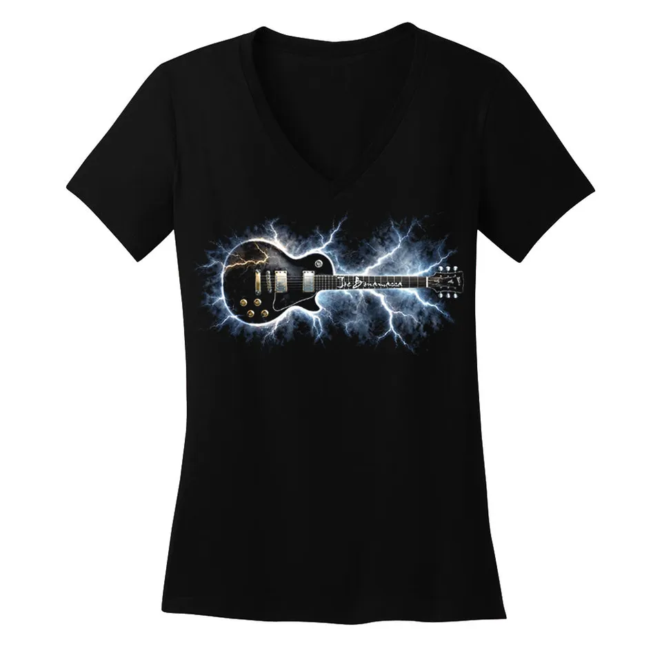 Joe Bonamassa Origin Blues V-hals t-skjorte dame bomull