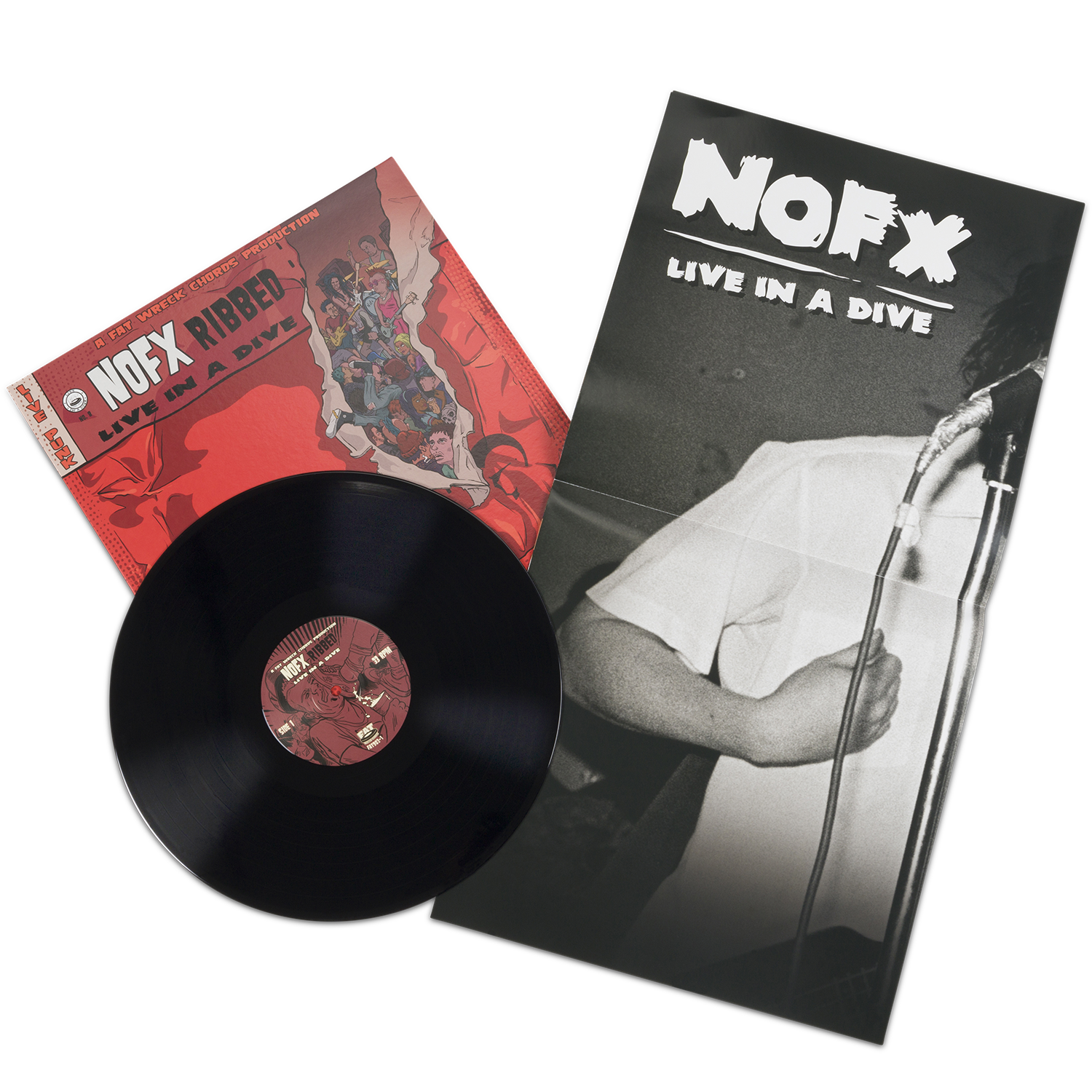 NOFX Live in a Dive vinyl LP konsertopptak