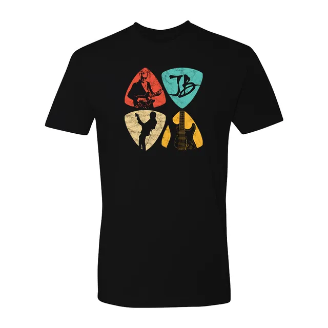 Joe Bonamassa Pick Collage t-skjorte unisex svart