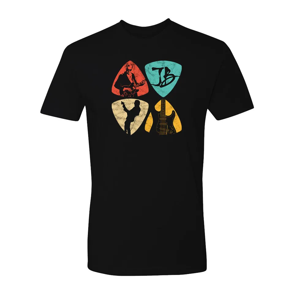 Joe Bonamassa Pick Collage t-skjorte unisex svart