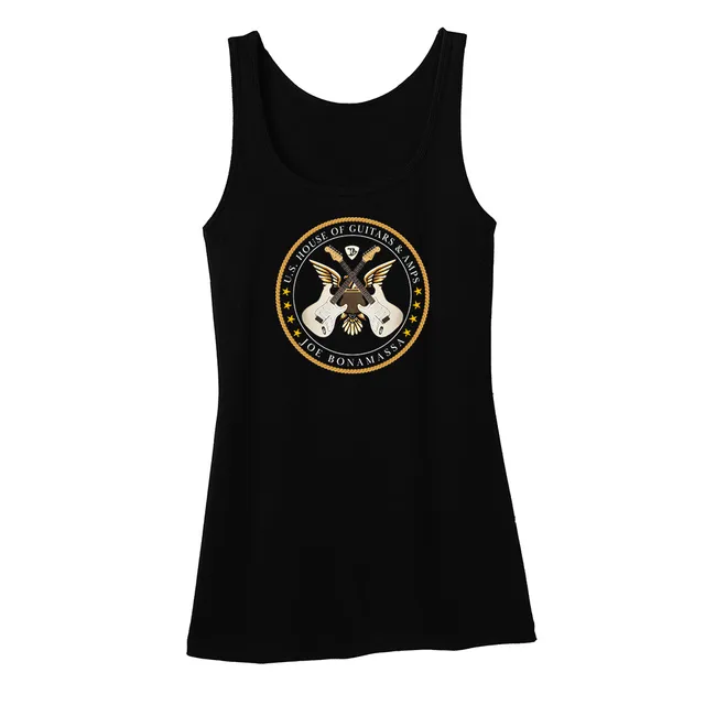 Joe Bonamassa House of Guitars singlet svart S bomull