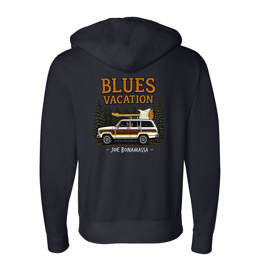 Joe Bonamassa Blues Vacation Zip Hoodie svart unisex