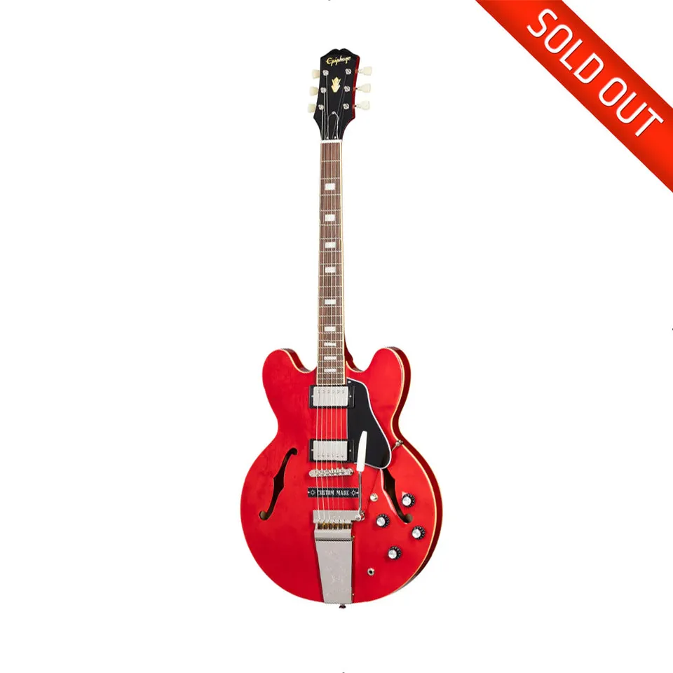 Joe Bonamassa 1962 Epiphone ES-335 elgitar med koffert og t-skjorte