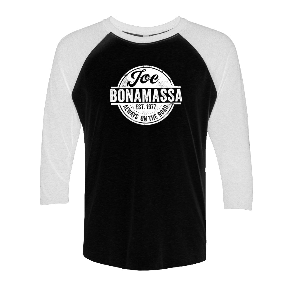 Joe Bonamassa Always On Road t-skjorte hvit 3/4 erme