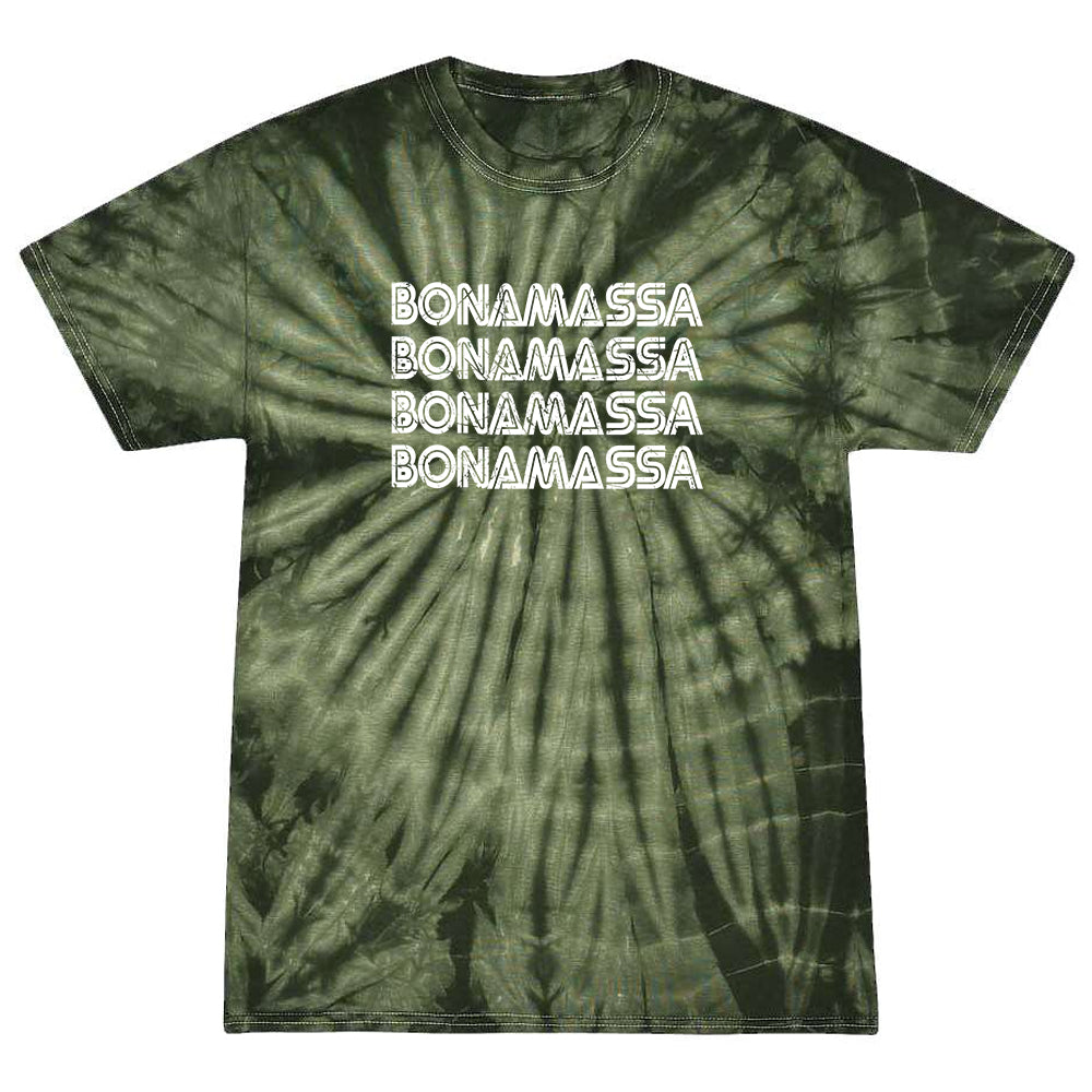 Joe Bonamassa Quadamassa tie-dye t-skjorte unisex bomull