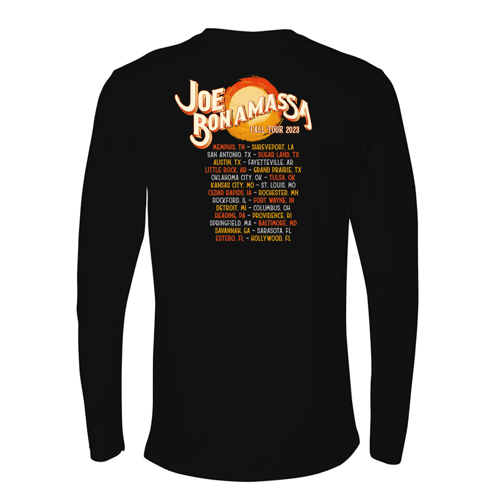Joe Bonamassa 2023 U.S. Fall Tour Serenade langermet t-skjorte herre