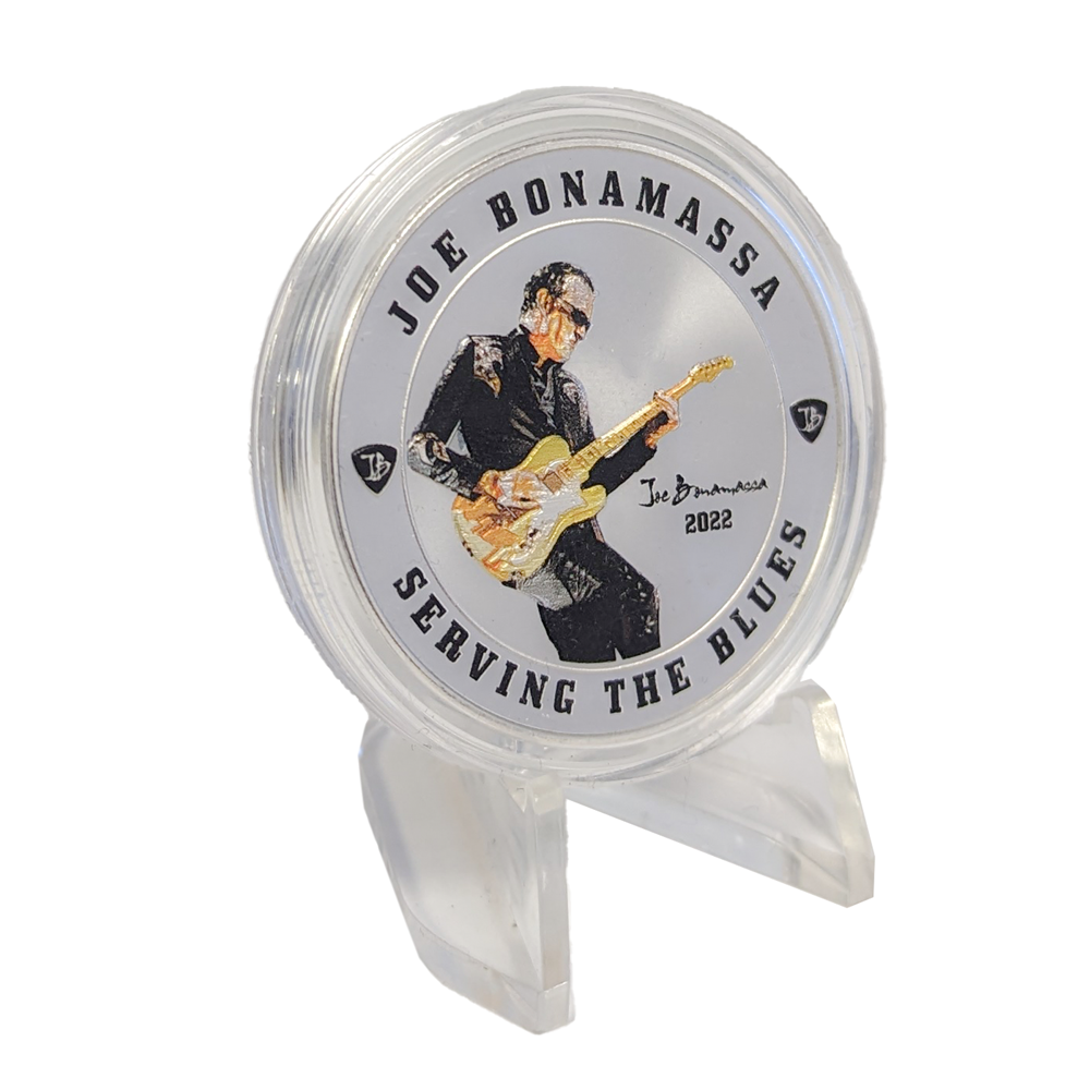 Joe Bonamassa 2022 JB Fine Silver sølvmynt 1 oz nummerert