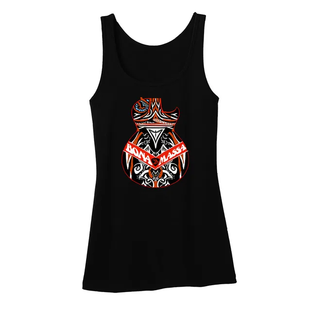 Joe Bonamassa Tribal Guitar singlet svart dame