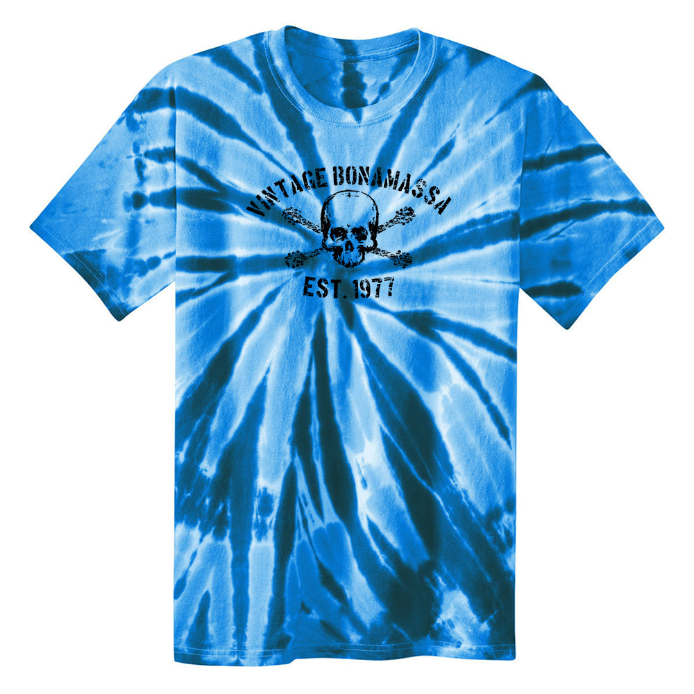 Joe Bonamassa JB Vintage Tie Dye t-skjorte royal