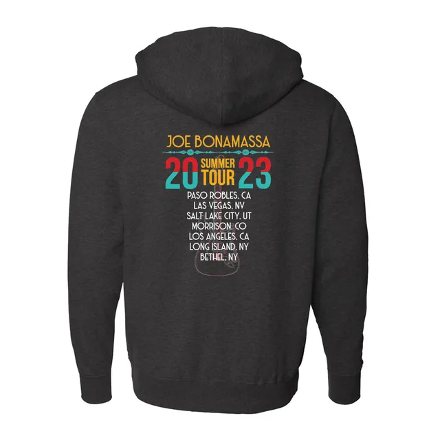 Joe Bonamassa 2023 U.S. Summer Tour Zip-hoodie fleece