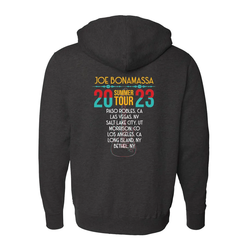 Joe Bonamassa 2023 U.S. Summer Tour Zip-hoodie fleece