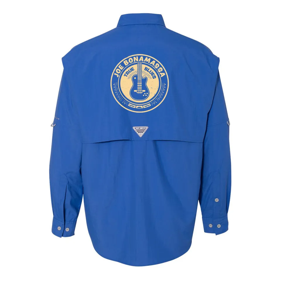 Joe Bonamassa True Blues skjorte herre blå Columbia PFG
