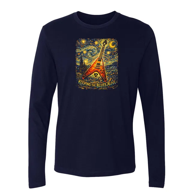 Joe Bonamassa Starry Night Langermet herre svart