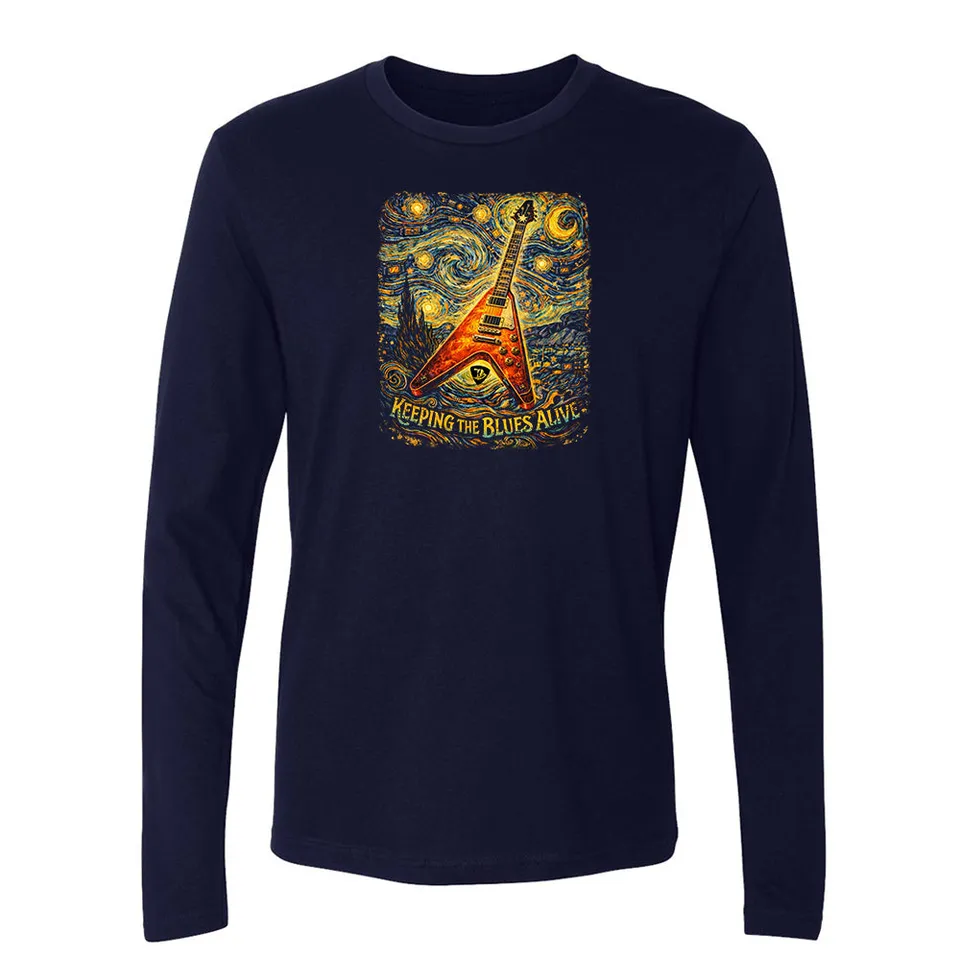 Joe Bonamassa Starry Night Langermet herre svart
