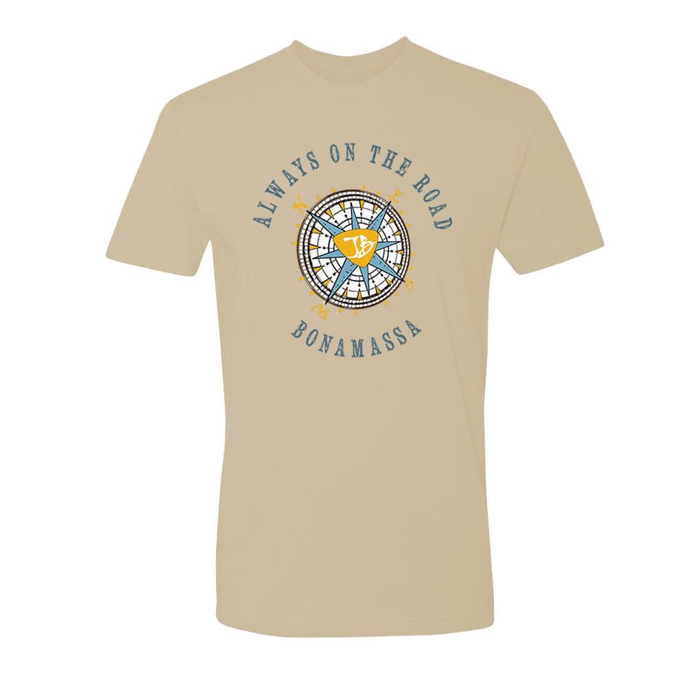 Joe Bonamassa Always on the Road Compass t-skjorte svart