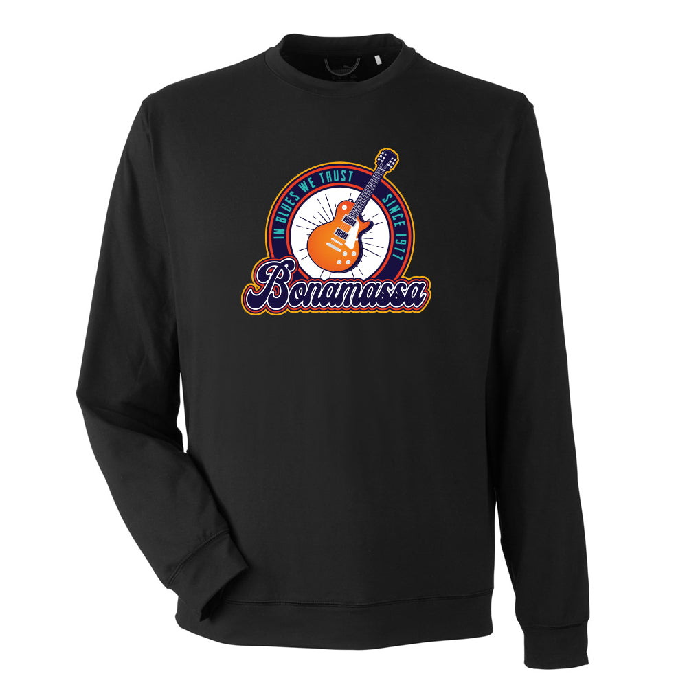 Joe Bonamassa Sunburst Cloudspun crewneck svart herre
