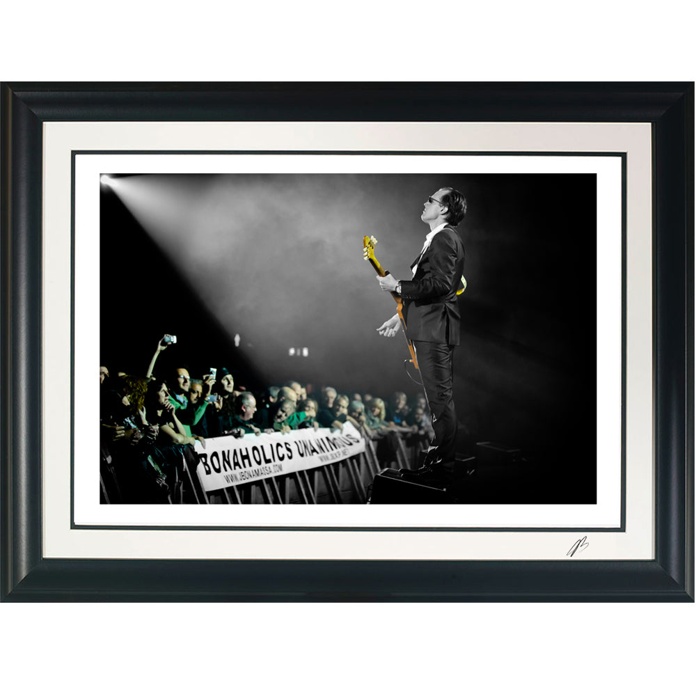 Joe Bonamassa Bonaholics #38 litografi innrammet signert