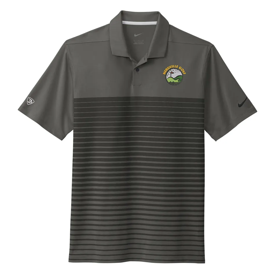 Joe Bonamassa Nerdville Golf Nike Dri-Fit polo herre grå