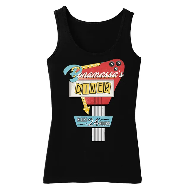 Joe Bonamassa Bonamassa's Diner Tank singlet dame Svart