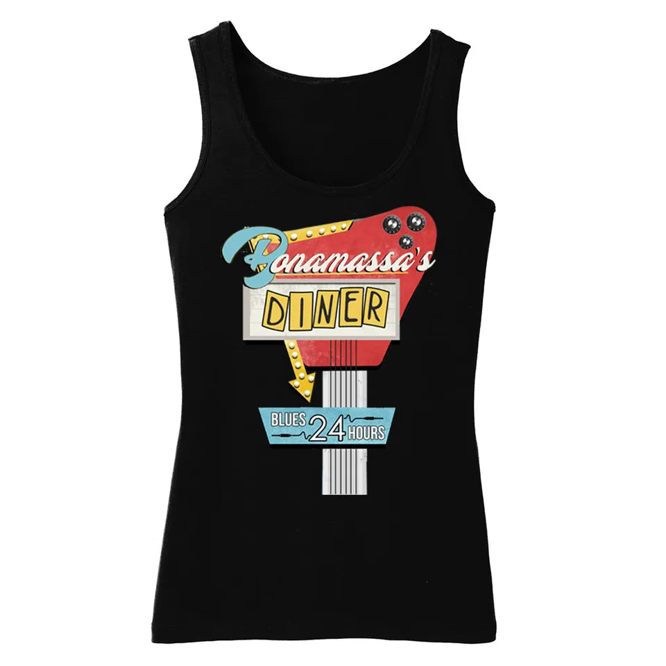 Joe Bonamassa Bonamassa's Diner Tank singlet dame Svart