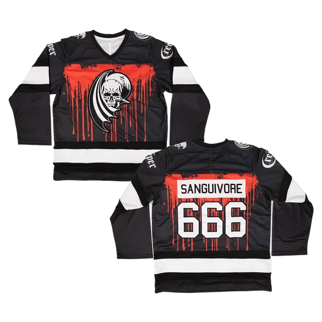 Creeper Sanguivore 666 Hockey Jersey V2 hockeytrøye oversized