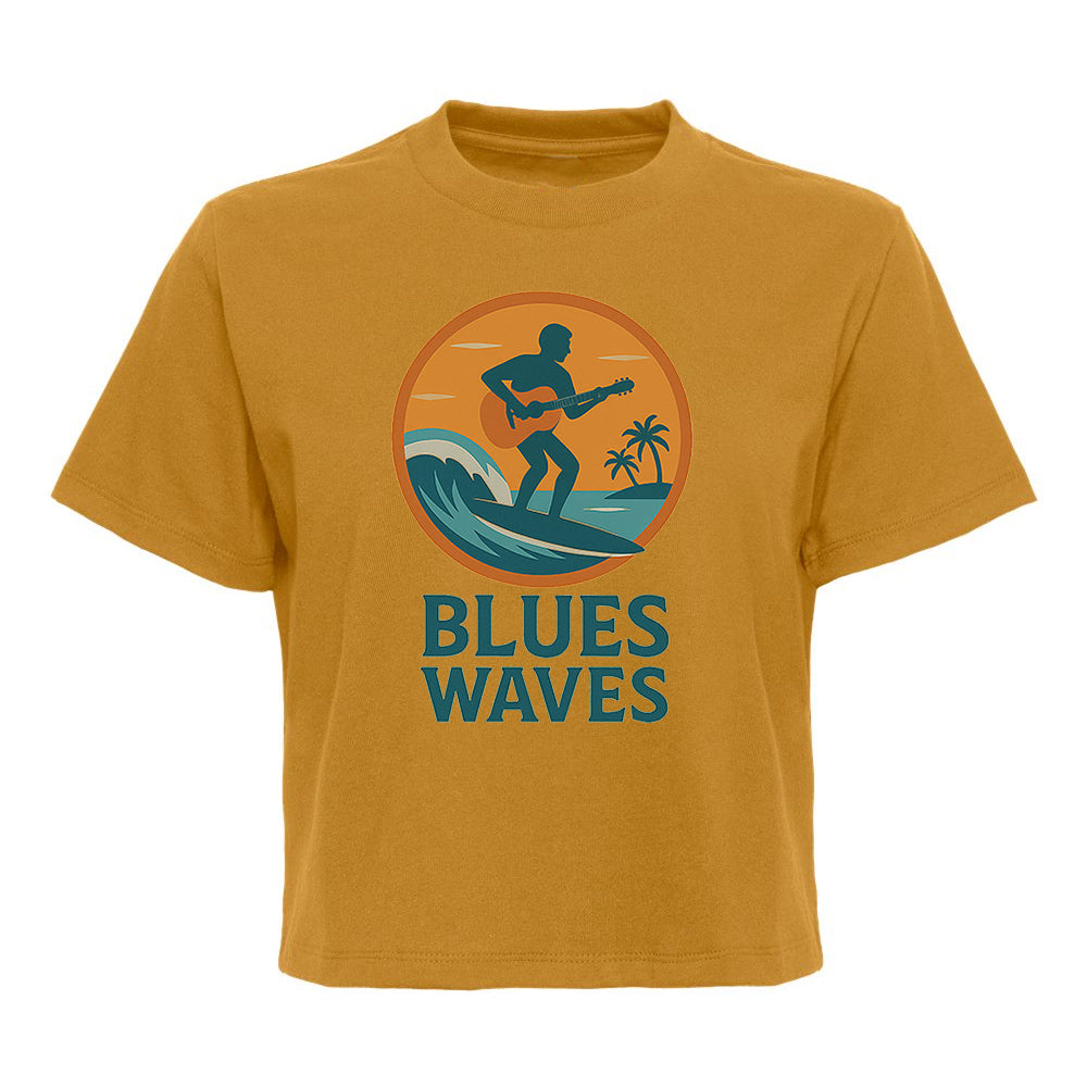 Joe Bonamassa Blues Waves Boxy t-skjorte dame svart løs