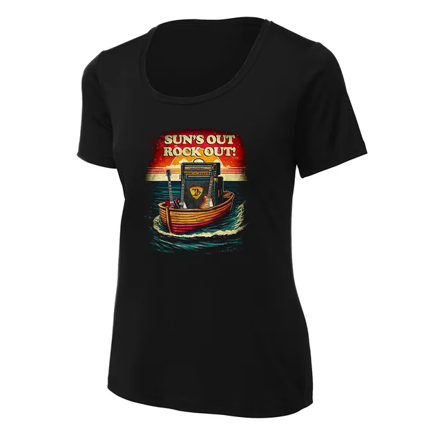 Joe Bonamassa Sun's Out Rock Out UV t-skjorte dame svart