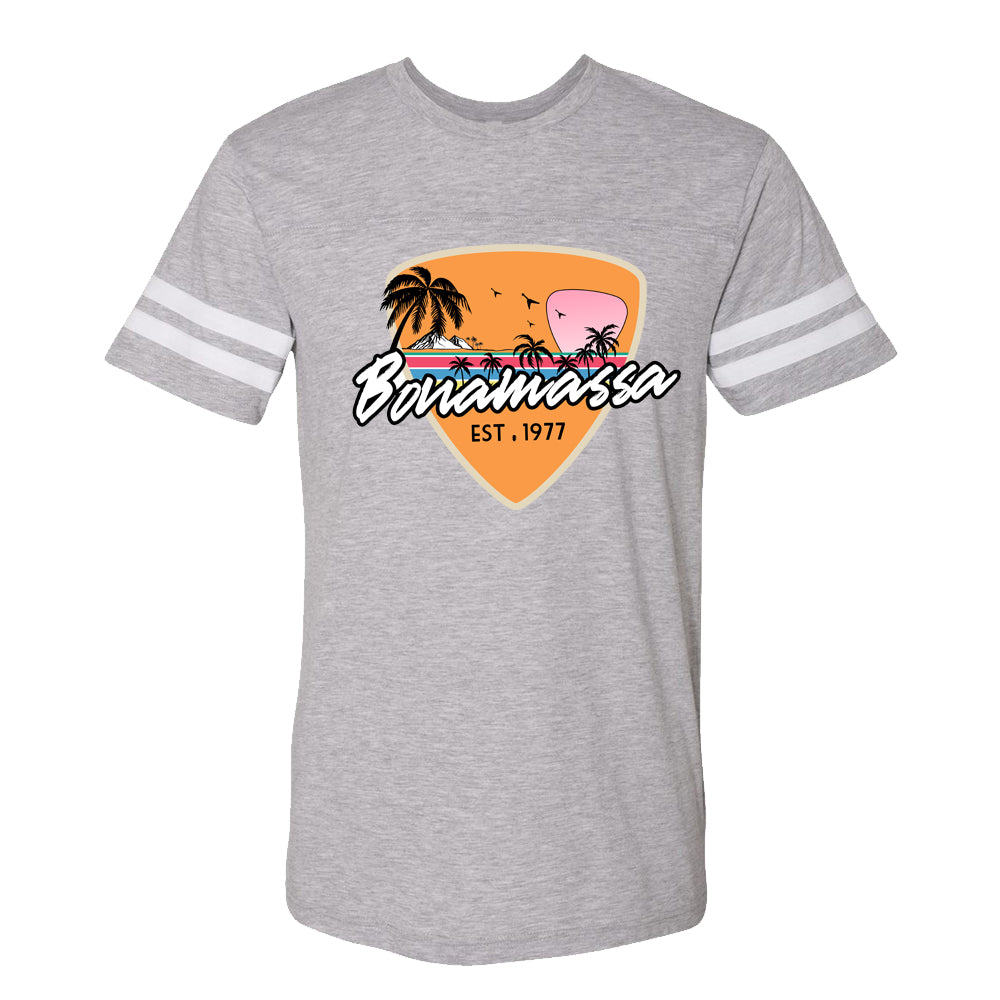 Joe Bonamassa Blues Sunset Football T-skjorte vintage