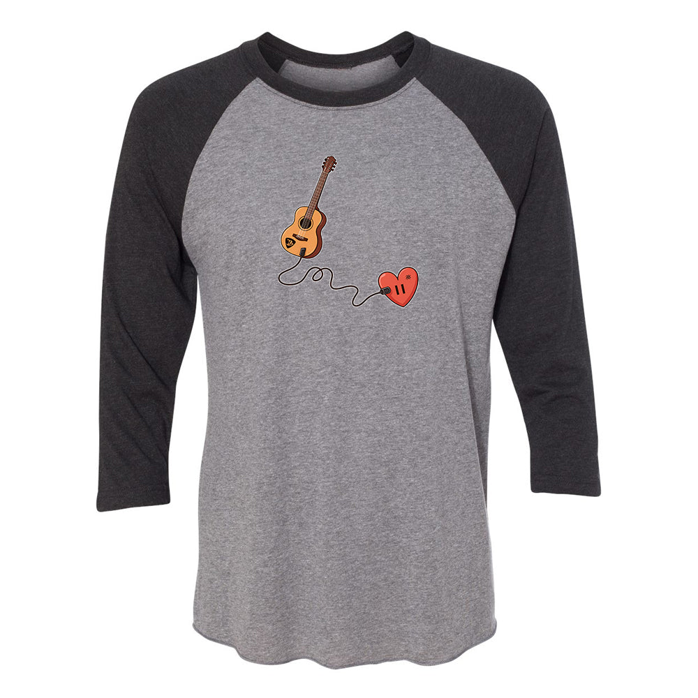 Joe Bonamassa Heartfelt Blues 3/4 T-skjorte raglan hvit